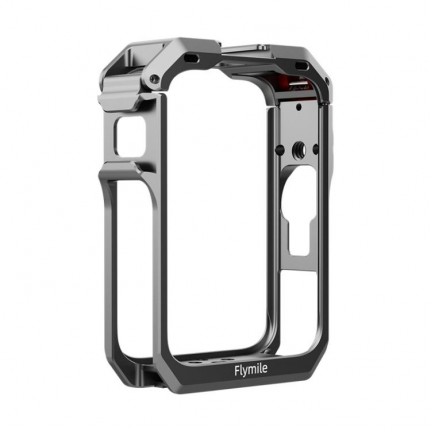 Metal Protective Cage for DJI Osmo 360 Camera with Dual Cold Shoe Mount