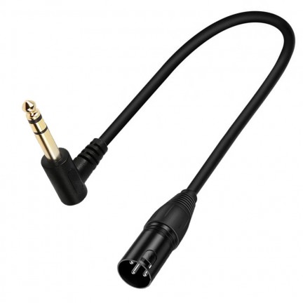 6.35mm (1/4 inch) TRS Male to 3-Pin XLR Male Balanced Signal Interconnect Cable