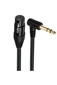 6.35mm (1/4 inch) TRS Male to 3-Pin XLR Female Balanced Interconnect Cable