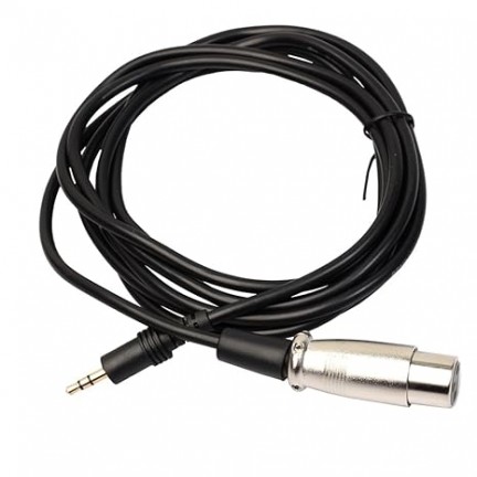 Aux 3.5mm (1/8 Inch) Male to XLR 3-Pin Male Stereo Audio Cable 3M