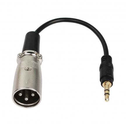 Aux 3.5mm (1/8 Inch) Male to XLR 3-Pin Male Stereo Audio Cable 15CM