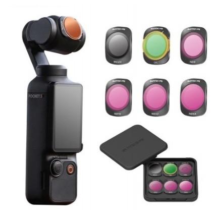 DJI Osmo Pocket 3 Filter Accessories ND8/16/32/64 ND256 Filter MCUV Filter Adjustable CPL Filter ND+PL Filter