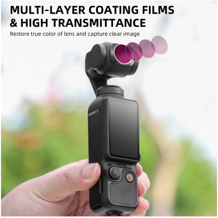 DJI Osmo Pocket 3 Filter Accessories ND8/16/32/64 ND256 Filter MCUV Filter Adjustable CPL Filter ND+PL Filter