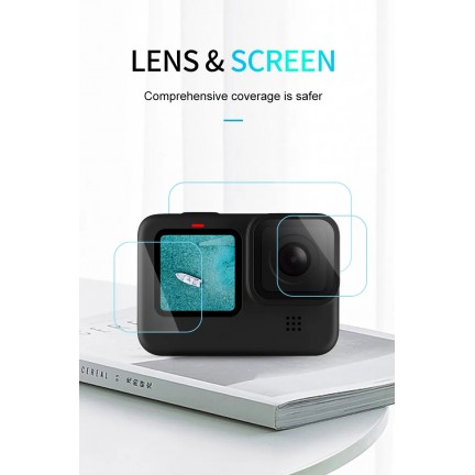 TELESIN Screen & Lens Protective Film Cover For GoPro 9/10/11/12