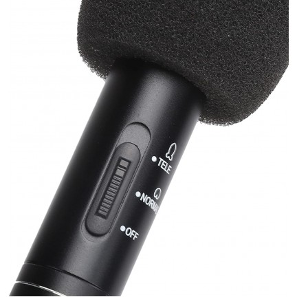 Interview Microphone Corded Recording Amplifier Mini Portable Camera Microphone