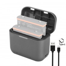 Fast Battery Charger Hub for Insta360 X3 with LED Indicator Dual Channel Battery