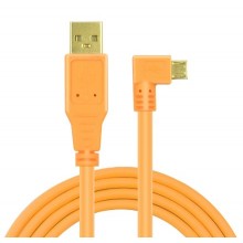 USB 2.0 Micro Cable Micro USB Camera 90 Degree Angled Cable 1.5M