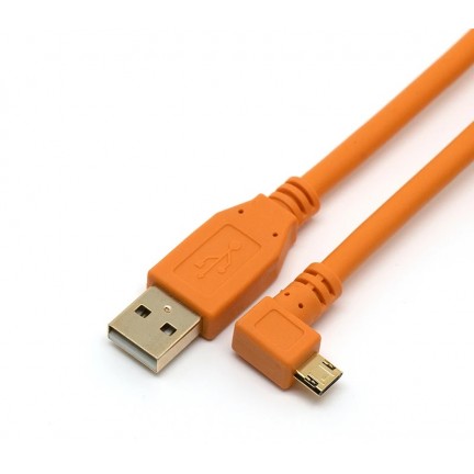 USB 2.0 Micro Cable Micro USB Camera 90 Degree Angled Cable 1.5M
