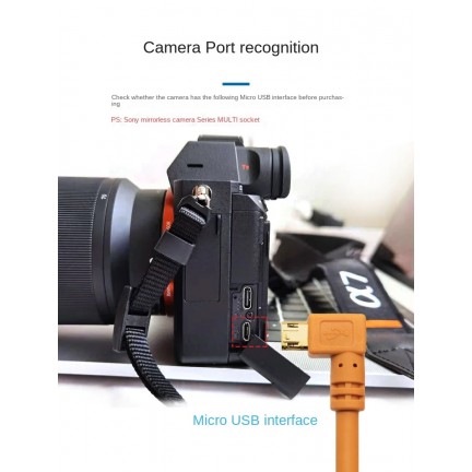 USB 2.0 Micro Cable Micro USB Camera 90 Degree Angled Cable 1.5M
