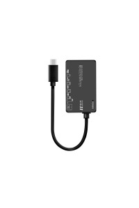 6in1 USB/Type C Multi USB Splitter TF/SD/MS/CF/M2/XD Memory Card Reader Adapter