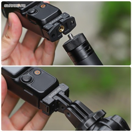 Quick Release Adapter Mount Action Camera Selfie Stick Tripod Adapter for OSMO POCKET 3