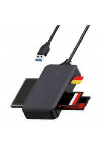4in1 SD Micro SD TF CF MS Memory Card Reader Adapter
