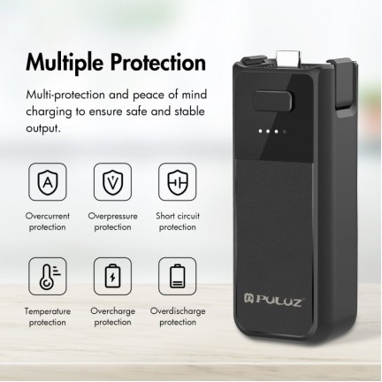 Battery Grip For DJI Osmo Pocket 3 High-Capacity 2800mAh