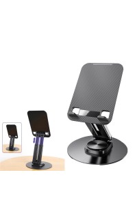 Folding Metal Rotating Tabletop Metal Bracket Multifunctional Rotating Cell Phone Holder
