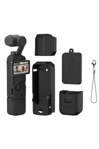 Silicone Protective Case Cover Sleeve For DJI OSMO Pocket 3 (Black)