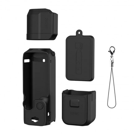 Silicone Protective Case Cover Sleeve For DJI OSMO Pocket 3 (Black)