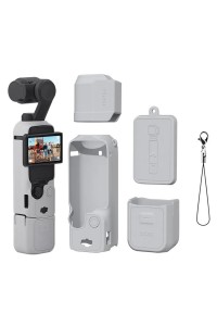 Silicone Protective Case Cover Sleeve For DJI OSMO Pocket 3 (Grey)