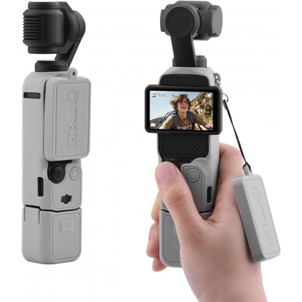 Silicone Protective Case Cover Sleeve For DJI OSMO Pocket 3 (Grey)