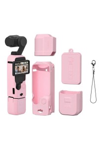 Silicone Protective Case Cover Sleeve For DJI OSMO Pocket 3 (Pink)