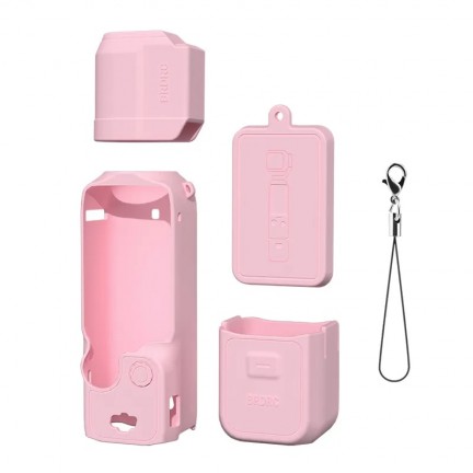 Silicone Protective Case Cover Sleeve For DJI OSMO Pocket 3 (Pink)