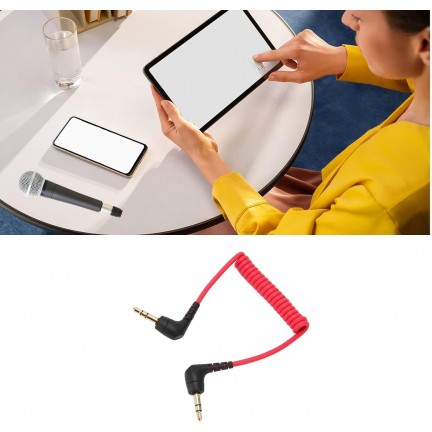 TRS-to-TRS 3.5mm Adapter Microphone Patch Cable