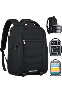 Camera Backpack Anti-Theft Waterproof Camera Bag Laptop Backpack