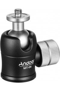 MT-04 Mini Ball Head Camera Tripod Monopd Mount