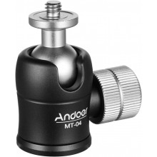 MT-04 Mini Ball Head Camera Tripod Monopd Mount