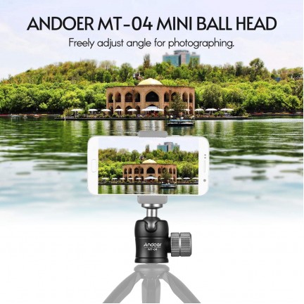 MT-04 Mini Ball Head Camera Tripod Monopd Mount
