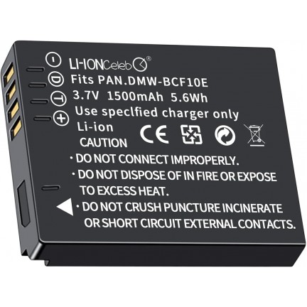 BCF10E Battery for DMW-BCF10E CGA-S009 E Panasonic Lumix DMC-F2 DMC-F2K DMC-F2P DMC-F2S