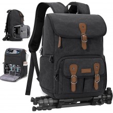Camera Bag DSLR/SLR/Mirrorless Camera Backpack for Photographers Photography Case Backpacks With 15.6" Laptop Compartment