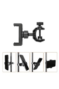 Universal 360° Rotating Microphone Stand Adjustable Phone Holder