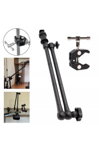 Aluminum Alloy Camera Arm Super Clamp 20inch Arm And Clamp