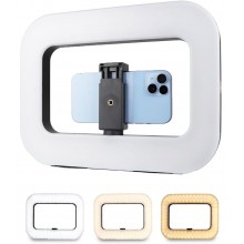 YM-200 Rechargeable 20W Selfie Portable Ring Light Phone Adjustable Fill Ring Light