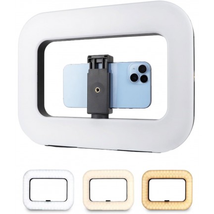 YM-200 Rechargeable 20W Selfie Portable Ring Light Phone Adjustable Fill Ring Light