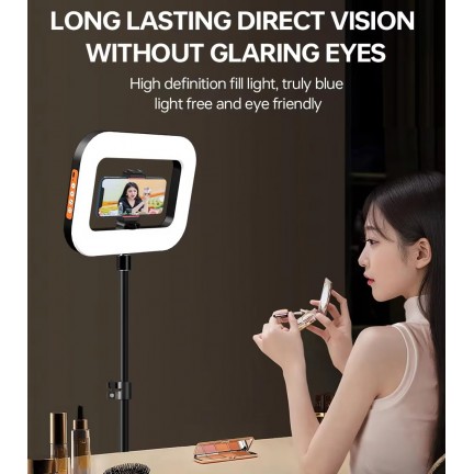 YM-200 Rechargeable 20W Selfie Portable Ring Light Phone Adjustable Fill Ring Light
