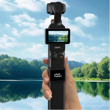 Portable Battery Handle for DJI Osmo Pocket 3 5000mAh with MINI Tripod