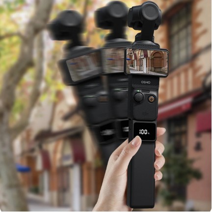 Portable Battery Handle for DJI Osmo Pocket 3 5000mAh with MINI Tripod