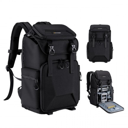 K&F Concept Camera Backpack Bag 15.6" with Laptop Compartment for DSLR/SLR Mirrorless Camera Backpack 25L Nature Wander 03