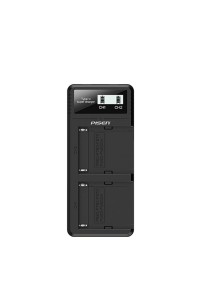 PISEN Dual USB Super Charger for Sony NP-F550/F750/F970/FM50/FM500H