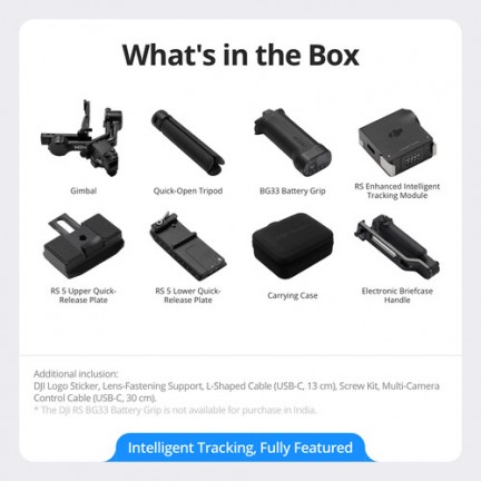 DJI RS 5 Gimbal Combo Kit with AI Tracking Module & Briefcase Handle