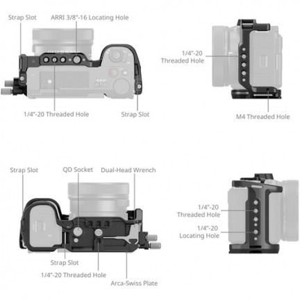 SmallRig Camera Cage Kit for Sony ZV-E10 II
