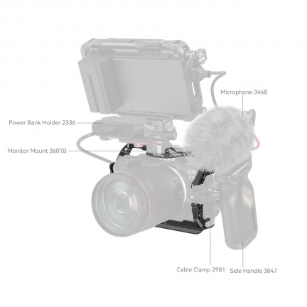 SmallRig HawkLock Quick Release Cage for Canon EOS R6 Mark II