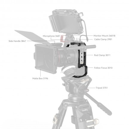 SmallRig HawkLock Quick Release Cage for Canon EOS R6 Mark II