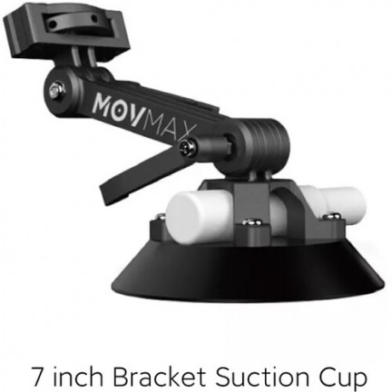 MOVMAX Suction Cup with 7" Bracket