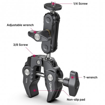 Ulanzi R094 Multi-Functional Super Clamp with Magic Arm