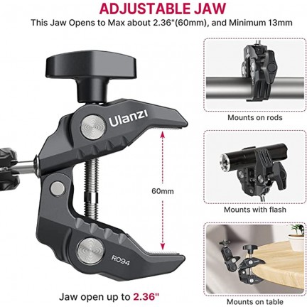 Ulanzi R094 Multi-Functional Super Clamp with Magic Arm