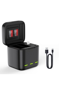 TELESIN Retractable Charging Box for GoPro Hero 13