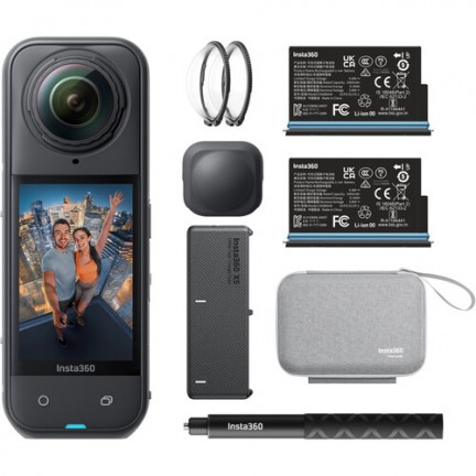 Insta360 X5 360 Action Camera Essentials Bundle