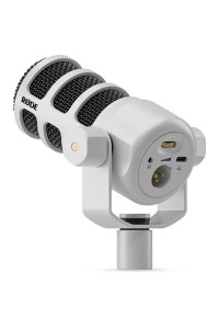 RODE PodMic USB and XLR Dynamic Broadcast Microphone (White)